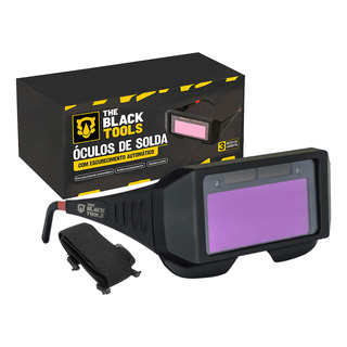 Óculos De Solda Para Soldador C/ Escurecimento Automático Cor Preto Liso Óculos De Solda Para Soldador C/ Escurecimento Automático Cor Preto Liso