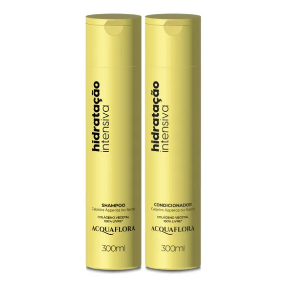 Kit Shampoo E Cond. Acquaflora Hidratação Intensiva 300ml