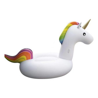 Gran Flotador Inflable De Unicornio Para Alberca Con Purpuri Gran Flotador Inflable De Unicornio Para Alberca Con Purpuri