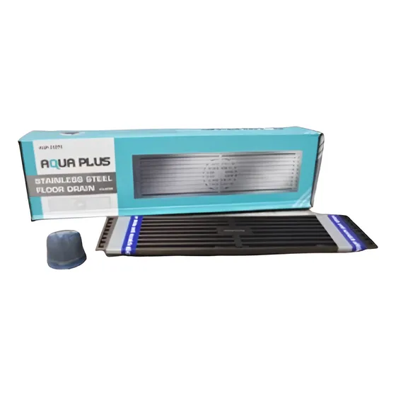 Rejilla De Centro Piso Aceroinoxidable 30cmx4cm Aquaplus
