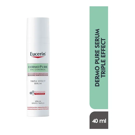 Eucerin Dermopure oil control serum triple efecto antibrillo tipo de piel grasa 40 ml