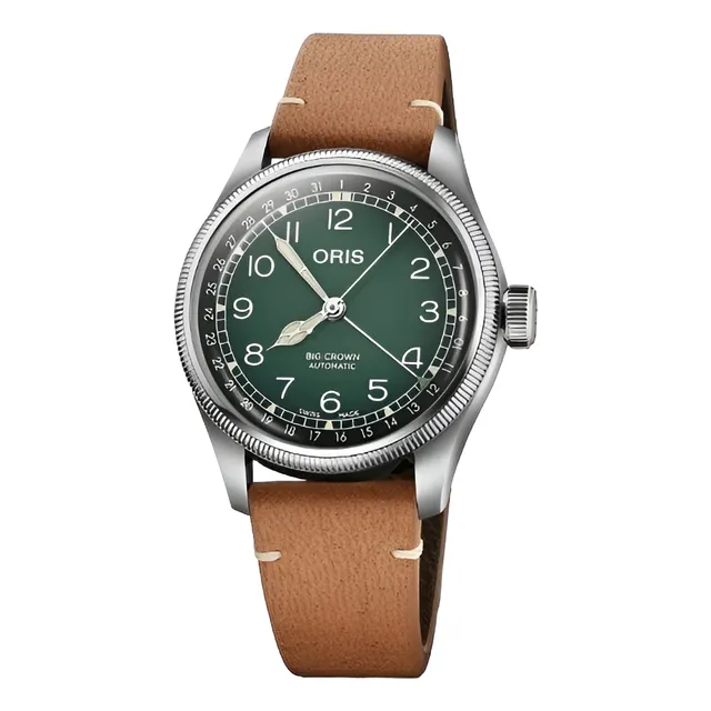 Reloj Oris X Cervo Volante Orginal Caballero 38mm Aut. Correa Marrón