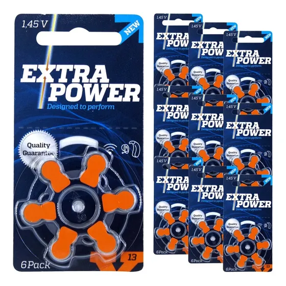 Baterias Auditivas Extra Power A13 - 10 Unidades