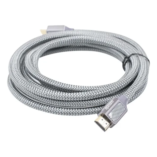 Cable Hdmi De 1 Hdmi Macho A 1 Hdmi Macho Epcom Powerline Hdmi2.1-3m Gris De 3m