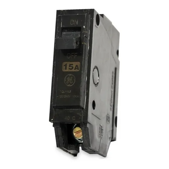 Breaker Ge 1polo 15amp Para Empotrar Tql1115b Cnr-6830