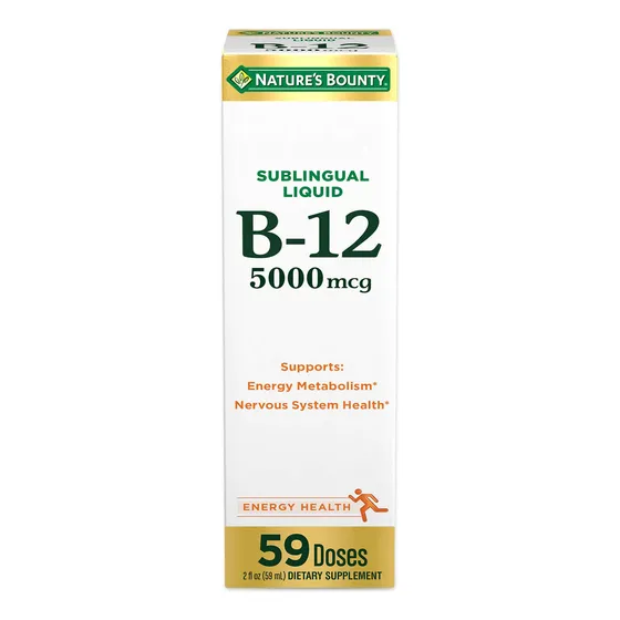 Suplemento De Vitamina B12 De Nature's Bounty De 5000 Mcg, S