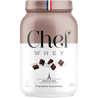 Chef Whey 907g Proteina Gourmet Sem Lactose Chocolate Amargo Sabor Chocolate Meio Amargo Chef Whey 907g Proteina Gourmet Sem Lactose Chocolate Amargo Sabor Chocolate Meio Amargo
