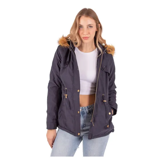 Parkas Mujer Campera Gabardina Larga Abrigada Casual Nuevas