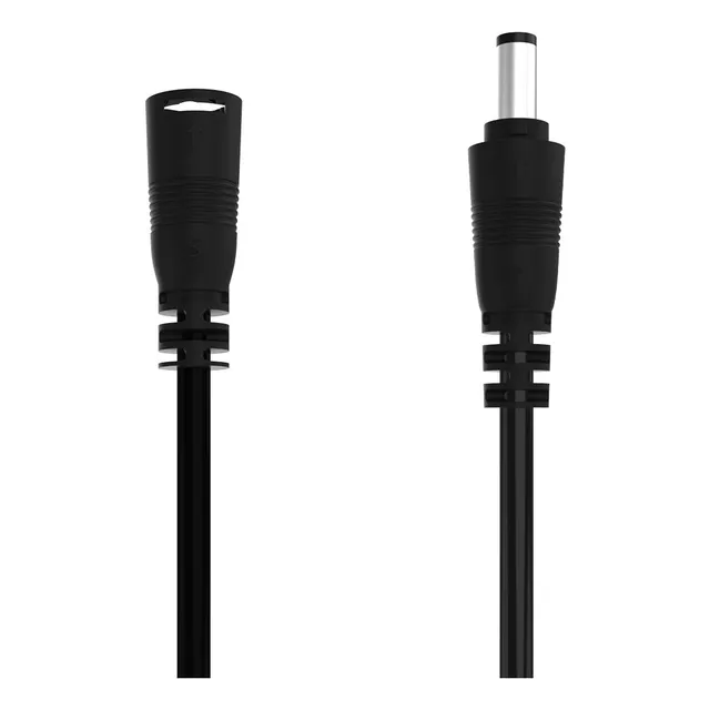 Conector Cc Macho/hembra 5.5 Mm-15 Cm-10 Piezas