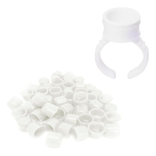 Kit Com 10 Aneis Batoque + 100 Batoques Micro Branco Kit Com 10 Aneis Batoque + 100 Batoques Micro Branco