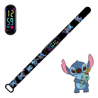 Relógio Stitch Digital Led Infantil À Prova D'água Relógio Stitch Digital Led Infantil À Prova D'água