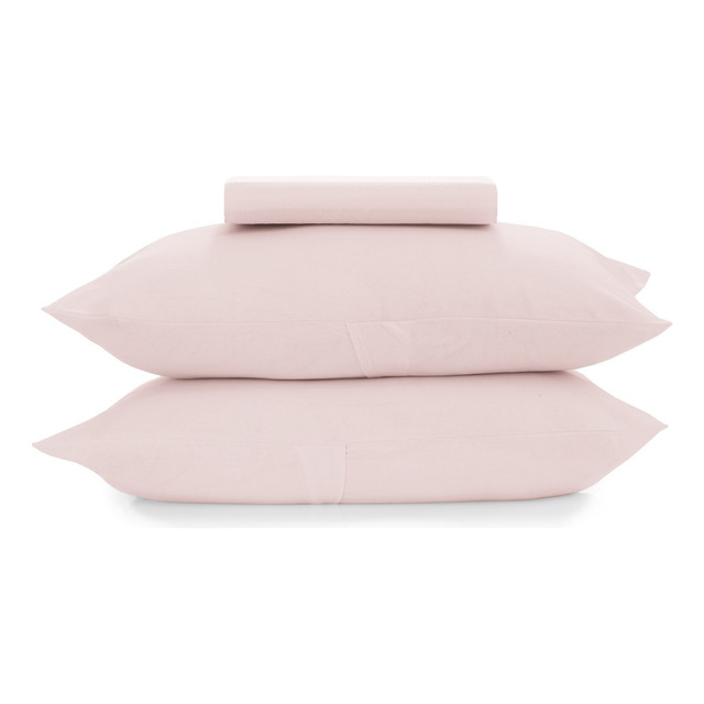 Jg De Cama Simples Malha 2pçs Solteiro King Rosê Natural Cor Rosa Desenho Do Tecido Lisa Jg De Cama Simples Malha 2pçs Solteiro King Rosê Natural Cor Rosa Desenho Do Tecido Lisa