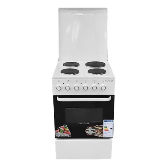 Cocina Dalton SlimDA50X50 color blanco con puerta con visor 220V