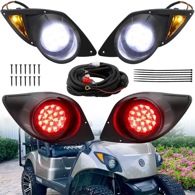 Kit Luz Carrito Golf 12v Led Faro Trasera Montaje Calle Para