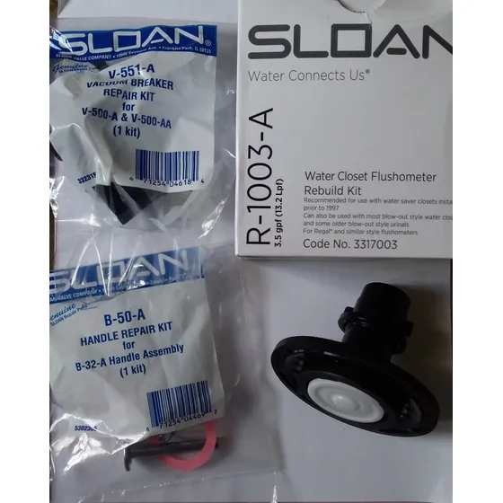 Fluxometros Sloan Repuestos Master Kit Regal Wc Y Urinario 