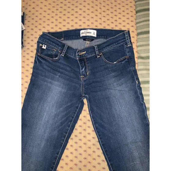 Jeans Abercrombie Strecht Tubito Talla 16 Niña