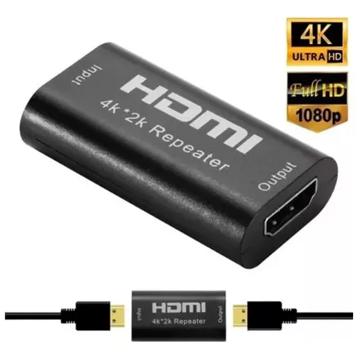 Repetidor Union Hdmi Hembra Hembra Hd 1080p 40 Metros