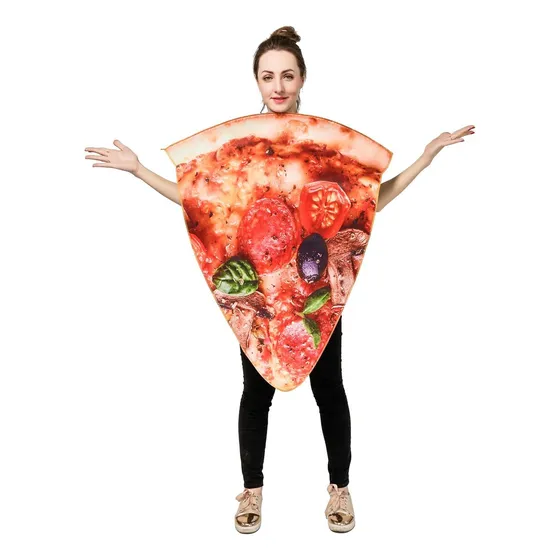Disfraz De Comida De Pizza Para Adultos Unisex Dsplay Onesiz