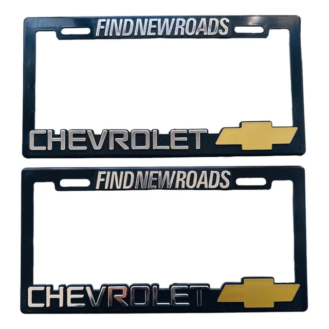 Par (2) Porta Placas Chevrolet