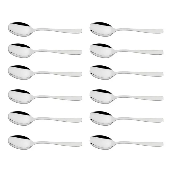 12 Cucharas De Mesa Sopera Tramontina Cosmos Acero Samihome