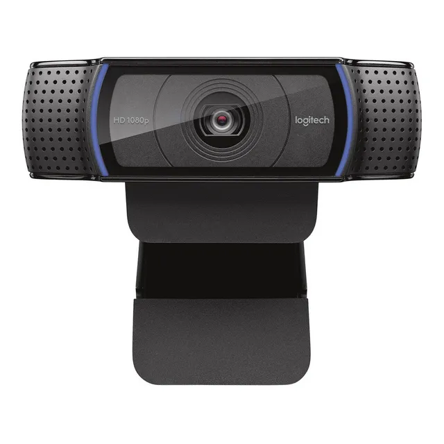 Cámara web Logitech C920 Full HD 30FPS color negro