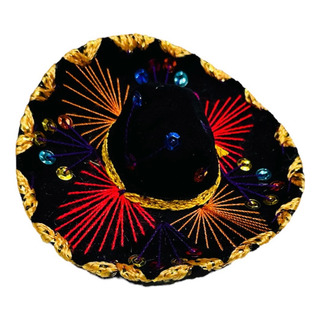 5 Sombreros Charro Miniatura 15cm Colores Surtidos 5 Sombreros Charro Miniatura 15cm Colores Surtidos