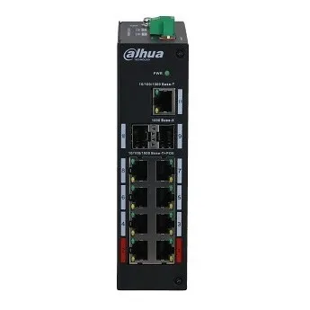 Switch Dahua 11 Puertos Poe De 8 Puertos No Administrable