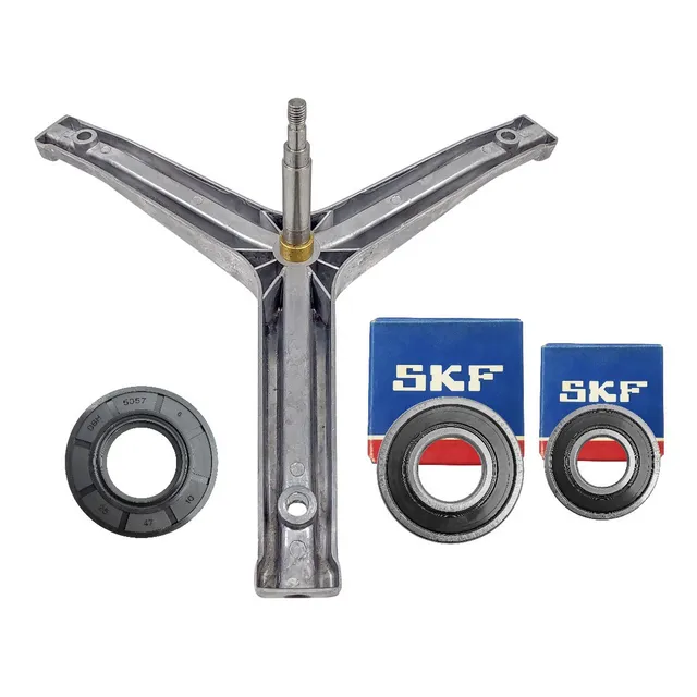 Kit Eje Soporte Tambor Para Lavarropas Whirlpool Wfe 61 A