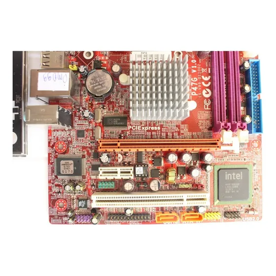 Placa Mãe Lga775 Ddr2 Pcchips P47g Intel Fsb1333 Oem - Nf