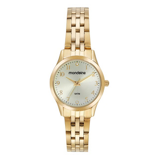Relógio Mondaine Dourado Feminino Analógico 32699lpmvde1 Correia Prateado Relógio Mondaine Dourado Feminino Analógico 32699lpmvde1 Correia Prateado
