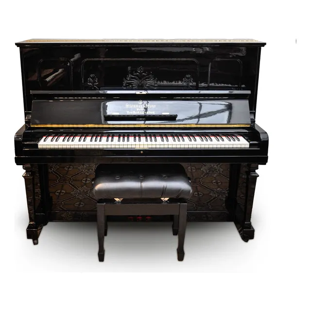 Piano Vertical Steinway And Sons K-52 (afinación + Garantía) Negro Pulido