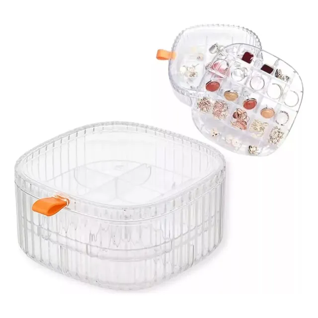 Organizador De Anillos Joyas Alhajero Acrilico 3 Niveles