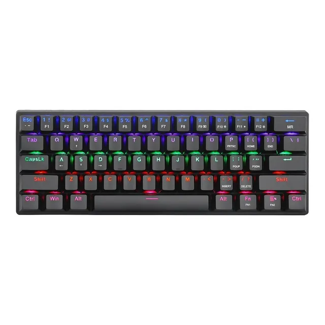 Teclado Mecánico Gamer Arena T-tgk321 60% Brown Switch Rgb