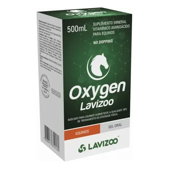 Oxygen Lavizoo 500ml Suplemento Vitamínico Para Equinos