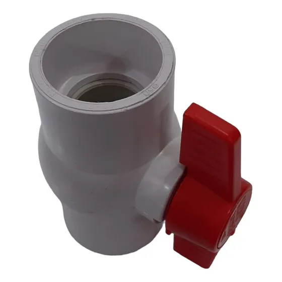 Llave O Valvula De Bola Pvc 1-1/2 Pulgada De Pega
