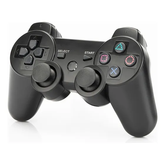 Controle Compatível Para Ps3 Playstation 3 Sem Fio Wireless Cor Preto