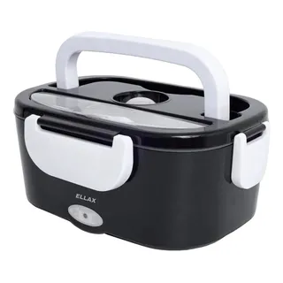 Marmita Elétrica Preta Lancheira Doméstica Trabalho 1.5l Marca Ellax Marmita Elétrica Preta Lancheira Doméstica Trabalho 1.5l Marca Ellax
