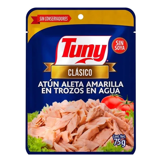 10 Pza Atún Tuny En Agua 75 G