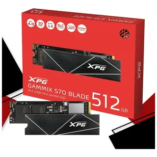 Hd Ssd M.2 512gb Xpg Gammix S70 Blade - 2280 Nvme Pcie 4.0 - Agammixs70b-512g-cs - Lacrado Hd Ssd M.2 512gb Xpg Gammix S70 Blade - 2280 Nvme Pcie 4.0 - Agammixs70b-512g-cs - Lacrado