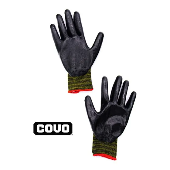 Guantes Recubierto De Nitrilo Covo Pack 3 Unid Mayor Y Detal