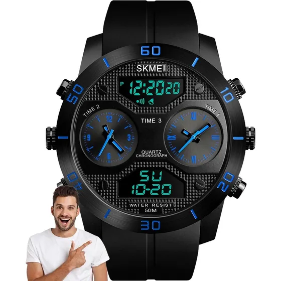Reloj Skmei 1355 Digital Analógico Moda Acuático Cronómetro