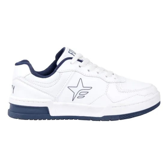 Zapatillas Para Niños School Star Blanco Azul Footy
