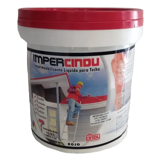 Pintura Impermeabiizante Para Placas, Cindu Impercindu Gris.