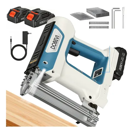 Pistola De Prego Elétrico 2 En 1 Pinador Sem Fio Dobevi 110v/220v