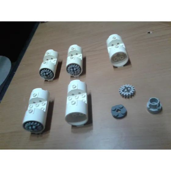 Lego Cilindro 3x6x2 Blanco Turbina Motor Boquilla Star Wars 