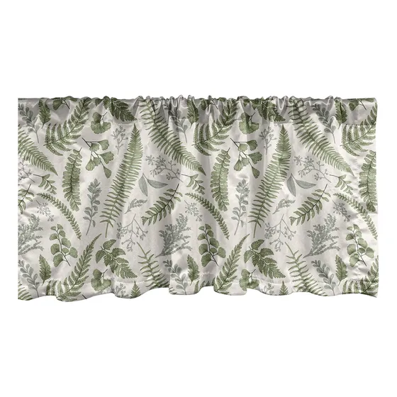 Unarable Cenefa Vintage Para Ventana Patron Floral Pelo Boj