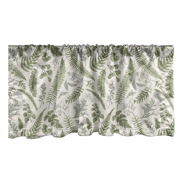 Unarable Cenefa Vintage Para Ventana Patron Floral Pelo Boj