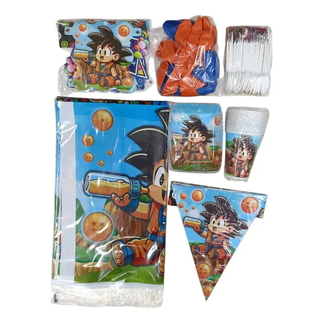 Kit Decoración Goku Bebe Dragon Ball Bebe Fiesta Infantil