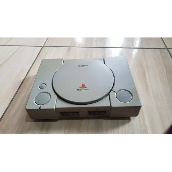 Playstation 1 Fat Só O Console Detalhes No Botao Power, Flat E Leitor Ruim. R1