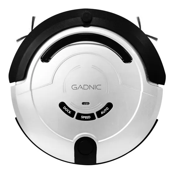 Aspiradora Robot Inteligente Gadnic X550 Trapea Aspira Pule Color Gris/Negro